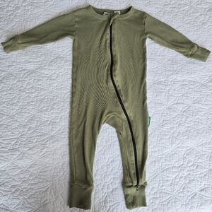 Parade Organics Footless Sleeper Pajamas Green
